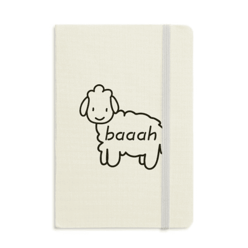 Bleating Lovely Sheep Goat Notebook Official Fabric Hard Cover Classic ...