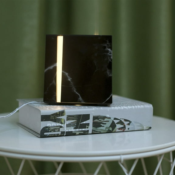 Latrodar Marbled Pattern Aromatherapy Machine Aroma Diffuser Humidifier For Home Office Black Decorative