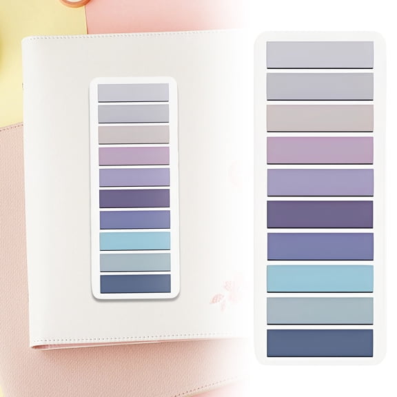 Blecry 200Pcs index Sticky Notes,Books Color Note Tabs Booktabs Colored Labels Tabs Annotation Tabs Translucent Note Error Marker index Note