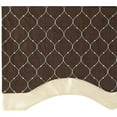 thumbnail image 1 of Bleecker Embroidered Layered Curtain Valance with Lining, 1 of 3