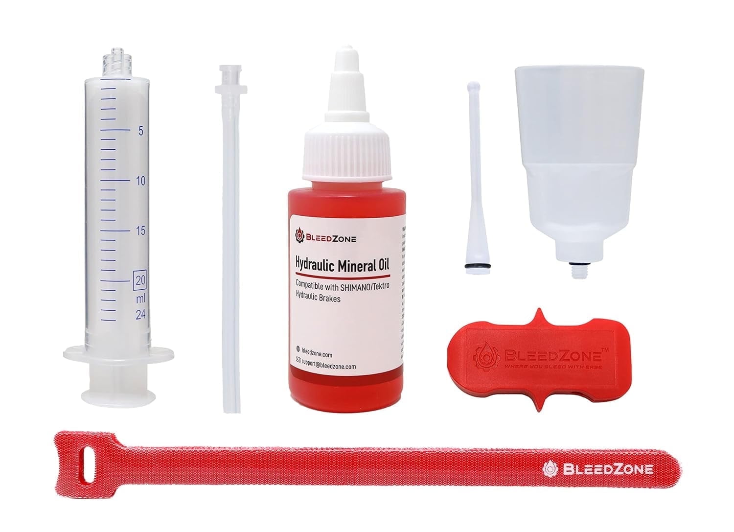Bleed Kit for Shimano Hydraulic MTB Brakes with 60ml Mineral Oil