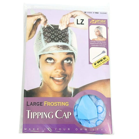 Bleed Proof Large Frosting Tipping Cap with Needle Guide: 1CT