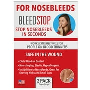 BleedStop Nosebleed Strips 3 Count