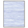 thumbnail image 1 of Bleeding Blues Canvas Print Blue Abstract Art by Art Remedy, Silver Frame, 20 x 24, 1 of 6