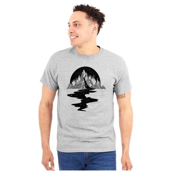 Bleeding Mountain Symbolic Spirit Plus Size Crewneck Graphic Tee Shirt Brisco Brands 2X