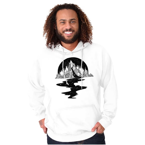 Bleeding Mountain Symbolic Spirit Unisex Plus Fleece Graphic Hoodie Brisco Brands 3X