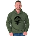 thumbnail image 1 of Bleeding Mountain Symbolic Spirit Unisex Plus Fleece Graphic Hoodie Brisco Brands 3X, 1 of 5