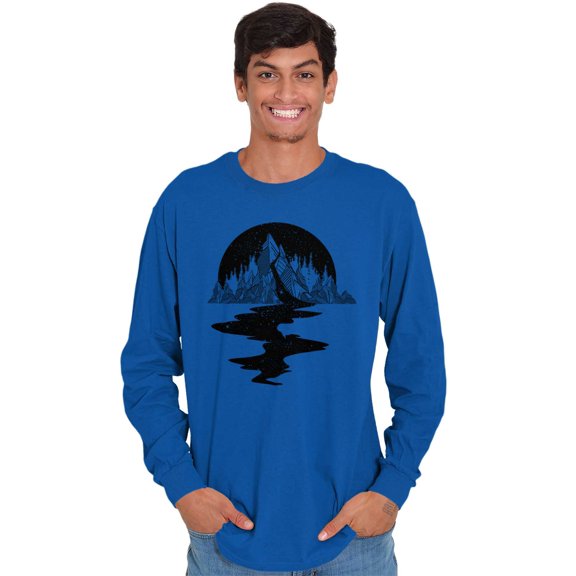 Bleeding Mountain Symbolic Spirit Plus Size Long Sleeve Graphic Tee Shirt Brisco Brands 2X