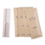 Bleeker and Rowe 100% Biodegradable Combs - Individually wrapped - Environmentally Eco Friendly Bulk Pocket Pet Dog Grooming Hair Lice Combs - Perfect for Macrame Pack of 15