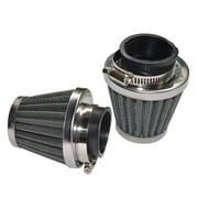 Bleiou 2 Pack Motorcycle POD Air Filter Dirt Pocket Bike ATV Pit Bike 35 38 39 40 42 46 48 50 52 54mm 38mm/39mm/40mm
