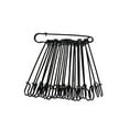 thumbnail image 1 of Bleiou 50 Pcs Large Safety Pins 4" Heavy Duty Extra Large Safety Pins, Black, 1 of 7