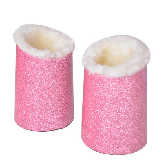 Bleiou Plush Lined Eyeglasses Holder Stand Protective Glasses Holder For Desks Or Nightstands 2 Pack