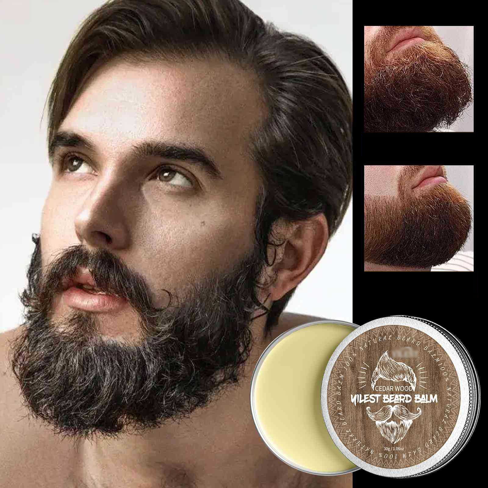 Blekii Beard Balm Facial Balm Leave in Conditioner Is Made from Natural