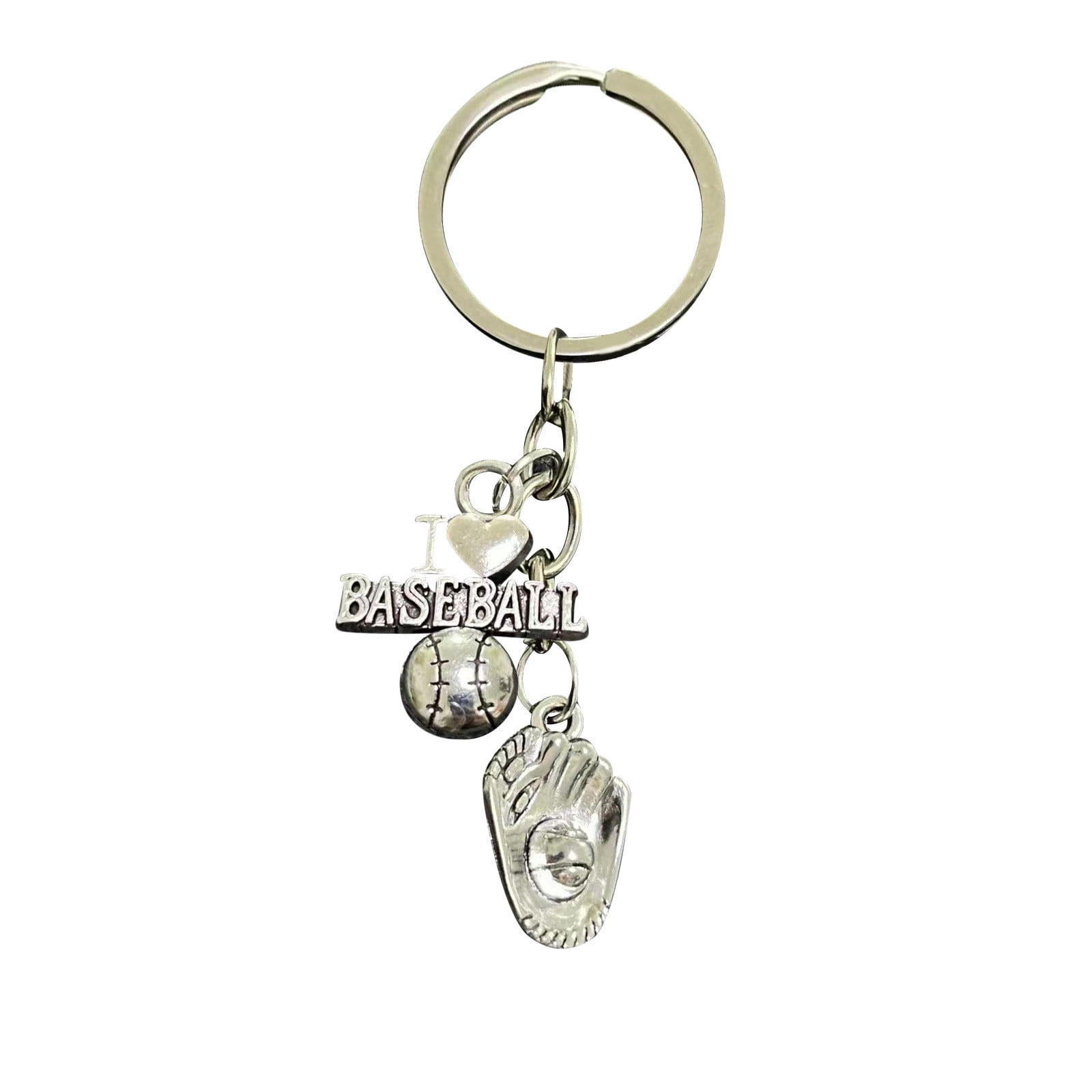 Blekii Cleanrance! Baseball Keychain Softball Keychain Baseball Gloves