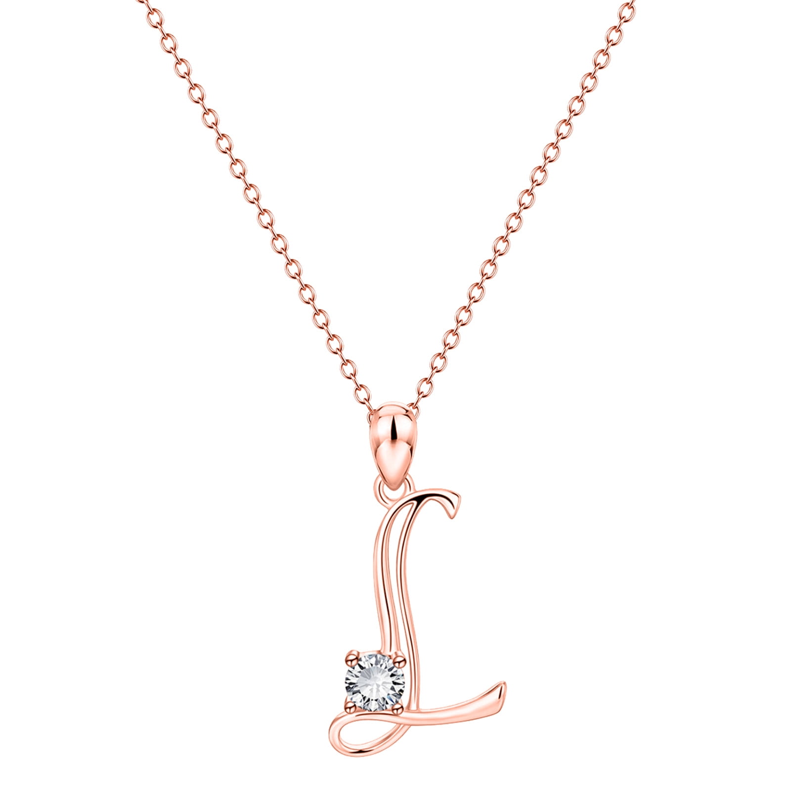 Blekii Clearance! Fashion Women Gift 26 English Letter Name Chain