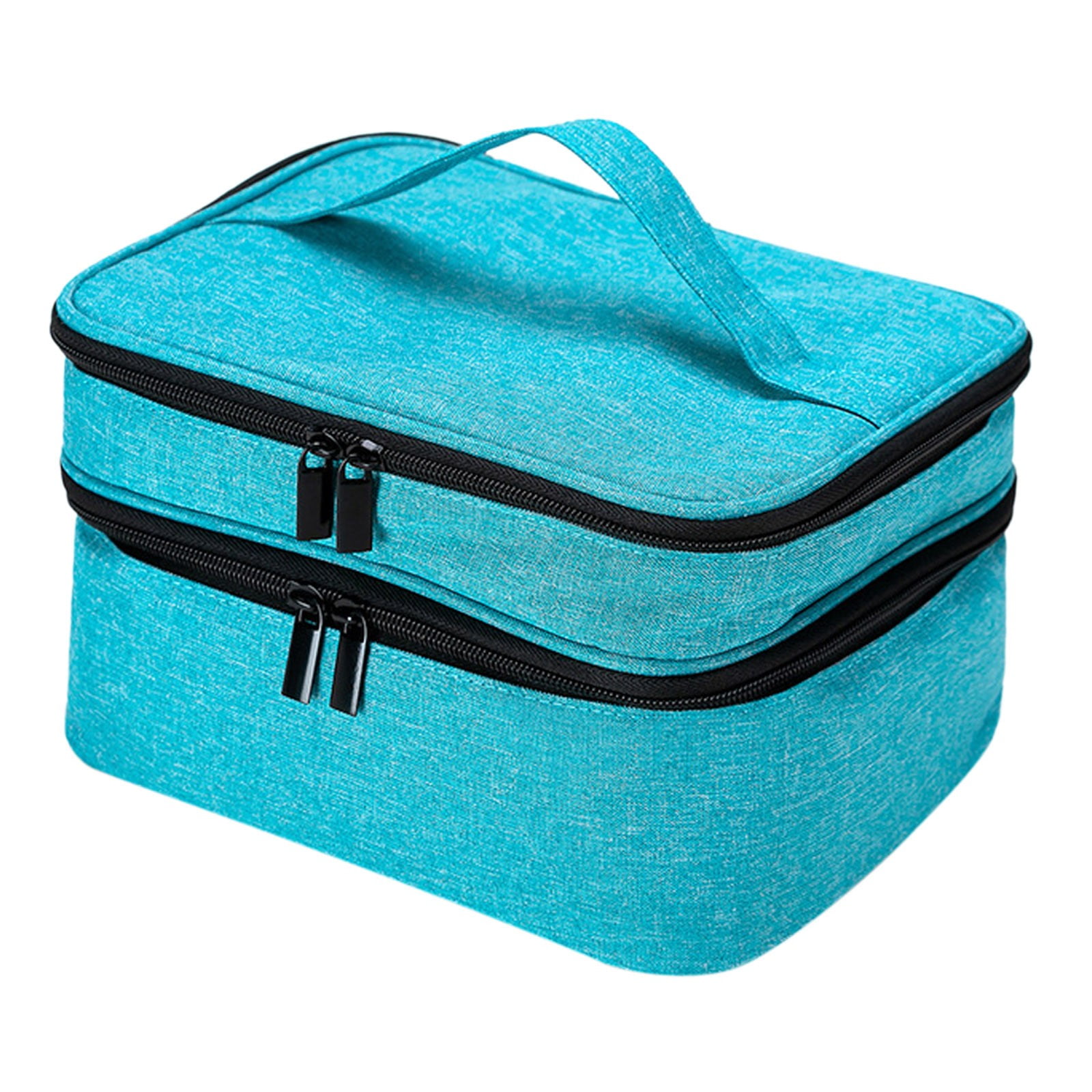 Blekii Clearance Womens Cosmetic Nail Polish Bag Organizer Double Layer