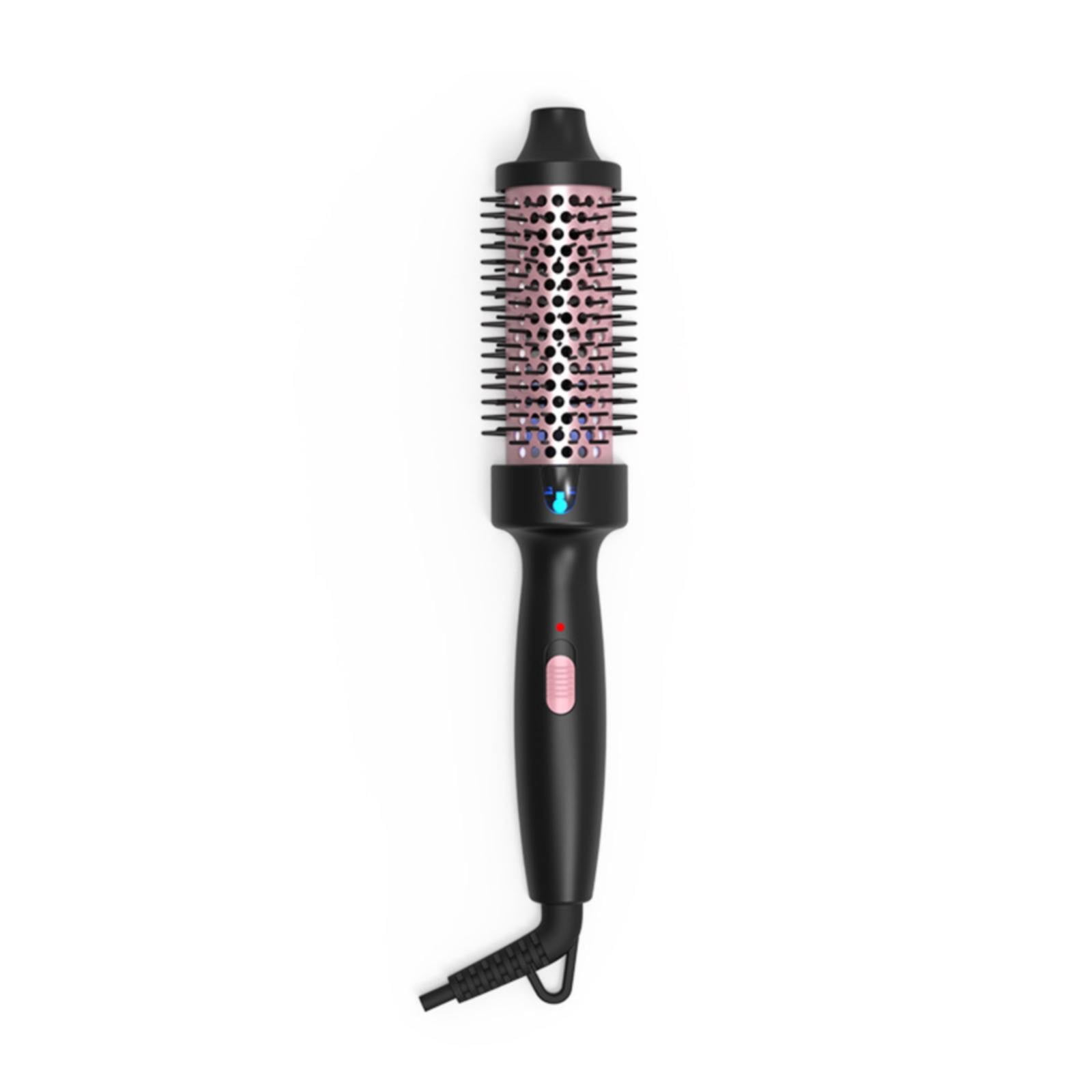 Blekii Hair Straightener Thermal Brush for Look 1 1 2 Inch Heated Round Brush Makes Hair Smoother Voltage Thermal Round Brush Get Natural Easy to Use