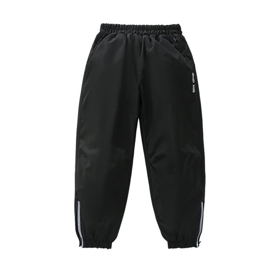 Blekii Kids Fleece Lined Hiking Pants, Water-Resistant Ski Trousers Winter Outdoor Sports Pants Toddler