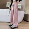 thumbnail image 1 of Blekii Kids Wide Leg Sweatpants Fleece Lined, Kids Wide Leg Sweatpants, Open Bottom Fleece Lined Pants for Boys Girls, Casual Athletic Joggers for 5-15 Years Open Bottom Joggers Boys Girls Yoga,, 1 of 6
