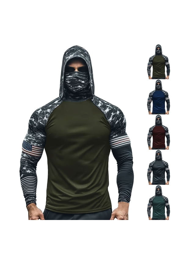 Men's Upf 50+ Sun Shirt, Long Sleeve Fishing & Hiking Top, Rash Guard Uv Protection Layer, Quick Dry Moisture Wicking Shirt, Essential for Beach Golf Or Trekking, Functional