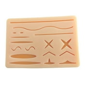 Blekii Practice Training Medic Silicone Kit Pad Human Skin Tool Suture Al Suturing Skin Care Multicolor Clearance