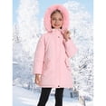 thumbnail image 1 of Blekii Warm Cold Proof Winter Jacket, Girls Mid Length down Coat Insulated Outerwear Kids, Winter Wear, Cold Weather, Travel, School, Play, Casual Outing, Seasonal Jacket, Snow Activities, 1 of 7