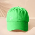 thumbnail image 1 of Blekii Women's Adjustable Cute Baseball Cap Ponytail Friendly for Workout Running Green, 1 of 5