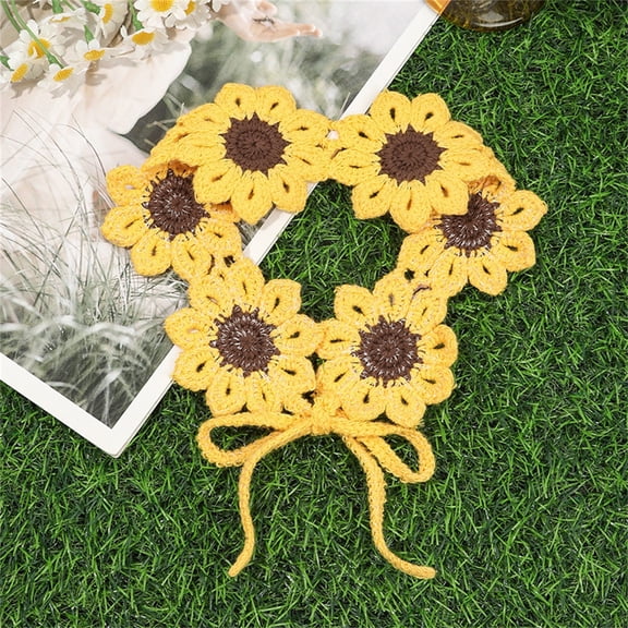 Blekii Yellow Bandana Headband Hippie Hair Accessories Bandanas Headbands for Women Boho Headband Knit Hair Bands Floral Head Wrap for Girls Bandana Shorts Women Yellow