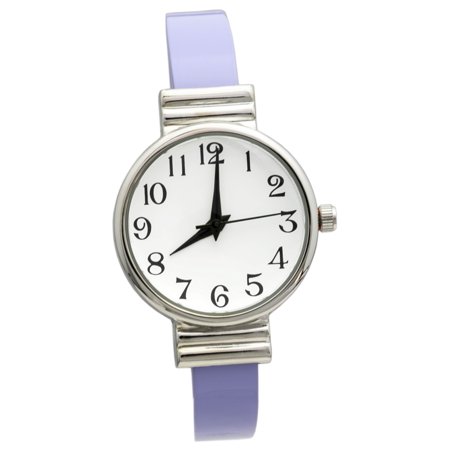 Blekon Collection Analog Quartz Women's 30mm Alloy Case Acrylic Cuff Bangle Watch