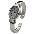 thumbnail image 1 of Blekon Collections Women’s 22mm Oval Case Japanese Quartz Watch With Casual Classic Cuff Bangle, 1 of 5