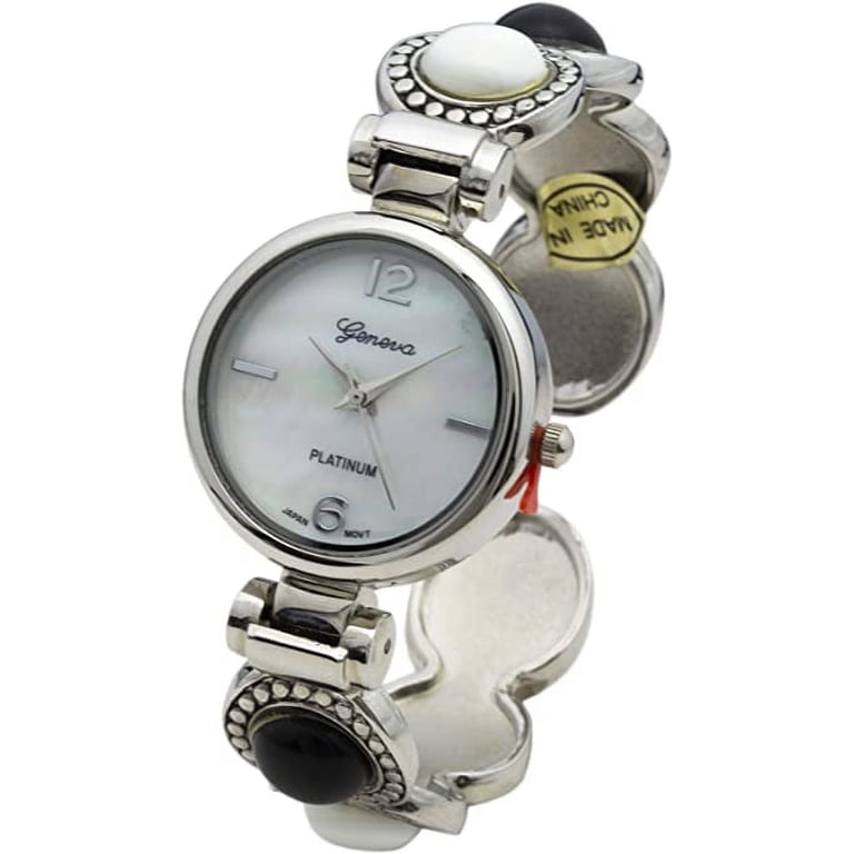 Brand new Stainless steel pearl round face watch Blekon Collection Silver 28mm Round Face Mother of Pearl  main image 4
