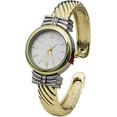 thumbnail image 1 of Blekon Collections Analog Quartz Womens 26mm Twisted Designed Bangle Watch, 1 of 5