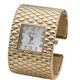thumbnail image 1 of Blekon Collections Analog Quartz Womens Wide Cross Patterned Bangle Watch, 1 of 4