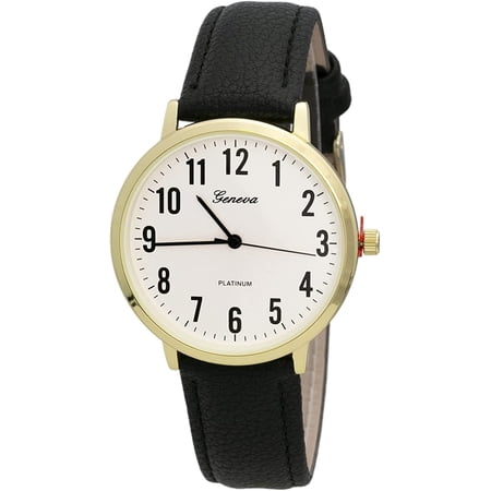 Blekon Collections Analog Women's 38mm Case Classical Designed Leather Buckle Watch