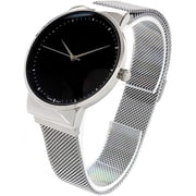 Blekon Collections Womens Sophia Analog Quartz Mesh Bracelet Watch, Black Magnetic Strap Wrist Watch for Women, Minimalist Round Dial Fashion Watch