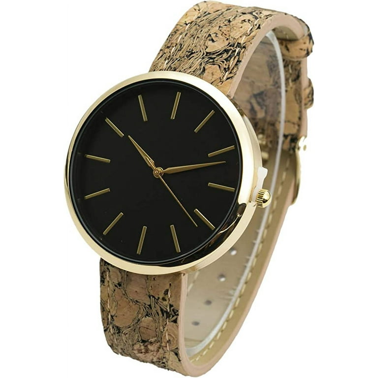 Blekon Collections Japanese Quartz 40mm Case Artistic Beige