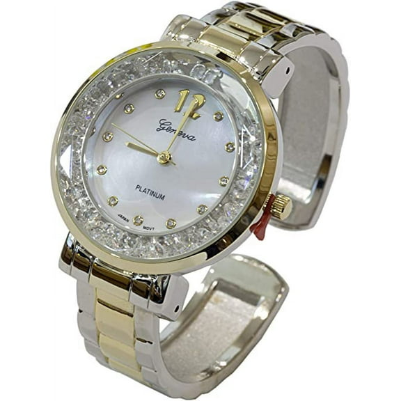 Blekon Collections Japanese Quartz Martha Elegant and Casual Luxury Cuff Bangle Watch