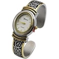 thumbnail image 1 of Blekon Collections Japanese Quartz Women's 25mm Case Designed Metal Cuff Bangle Watch, 1 of 5