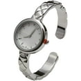 thumbnail image 1 of Blekon Collections Japanese Quartz Women's 28mm Case Classical Design Triangular Patterned Cuff Bangle Watch, 1 of 5