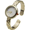 thumbnail image 1 of Blekon Collections Japanese Quartz Women's 28mm Case Classical Design Triangular Patterned Cuff Bangle Watch, 1 of 5
