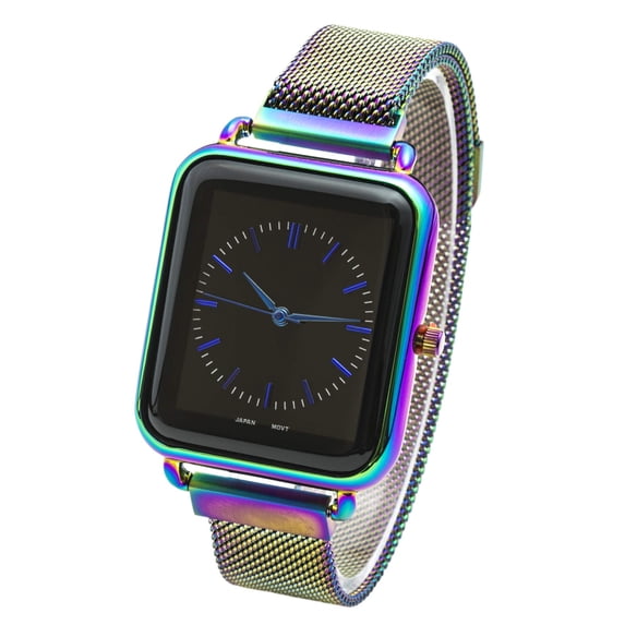 Blekon Collections Japanese Quartz Women's 35mm Case Elegant Metal Magnetic Mesh Strap Watch