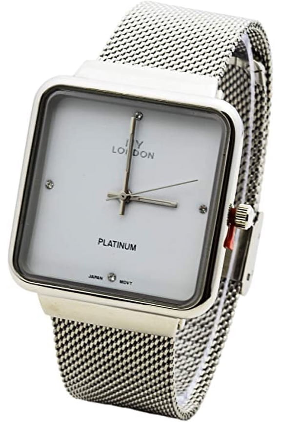 Collections Japanese Quartz Women's 36mm Case Elegant Style Metal Mesh Band Watch