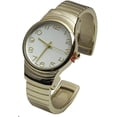 thumbnail image 1 of Blekon Collections Japanese Quartz Womens Elegant Design 30mm Case Metal Bangle Cuff Watch, 1 of 5