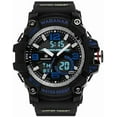 thumbnail image 1 of Blekon Collections Mens Analog Digital LED 30M Waterproof Outdoor Sport Watch Military Multifunction Casual Dual Display 12H/24H Stopwatch Calendar Wrist Watch, 1 of 5