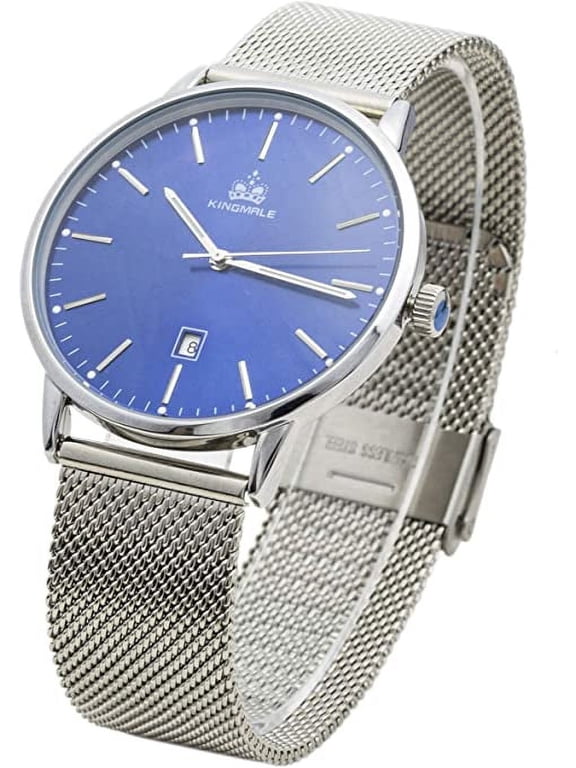 Collections Quartz Unisex 40mm Case Classic Metal Mesh Band Watch