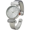 thumbnail image 1 of Blekon Collections Quartz Women's 27mm Case Smooth Textured Cuff Bangle Watch, 1 of 5