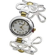 Blekon Collections Quartz Womens 33mm Case Metal Concho Bangle Watch