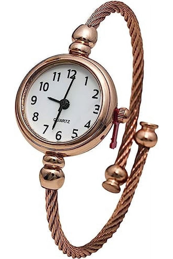 Collections Quartz Womens 23mm Case Small Wire Bangle Watch