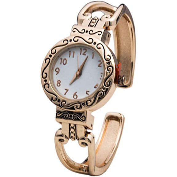 Blekon Collections Quartz Womens 28mm Case Classic Concho Bangle Watch