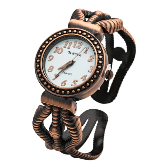 Blekon Collections Quartz Womens 28mm Case Snake Styled Bangle Watch